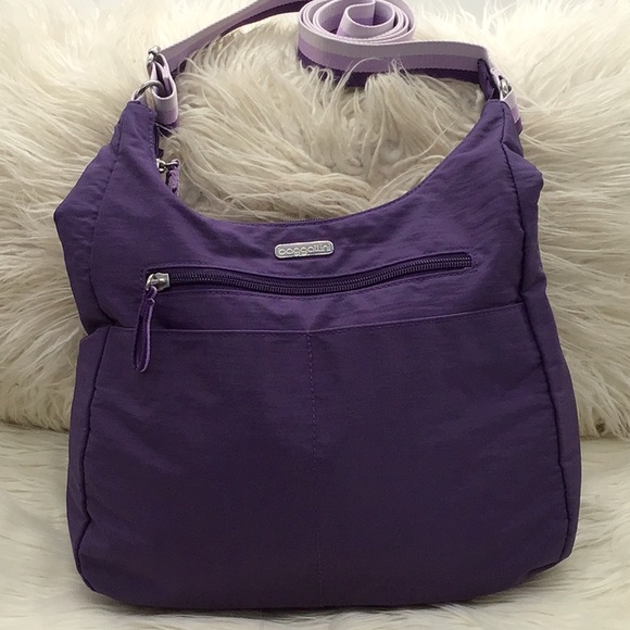 Baggallini Purple Nylon Crossbody Bag - Picture 2 of 13